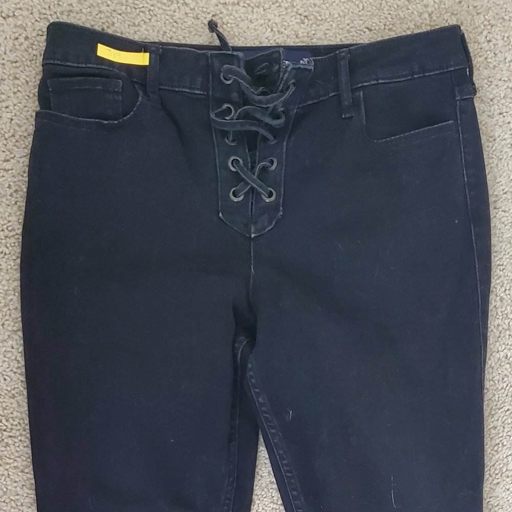 Hollister Petite High Rise Black Skinny Jeans